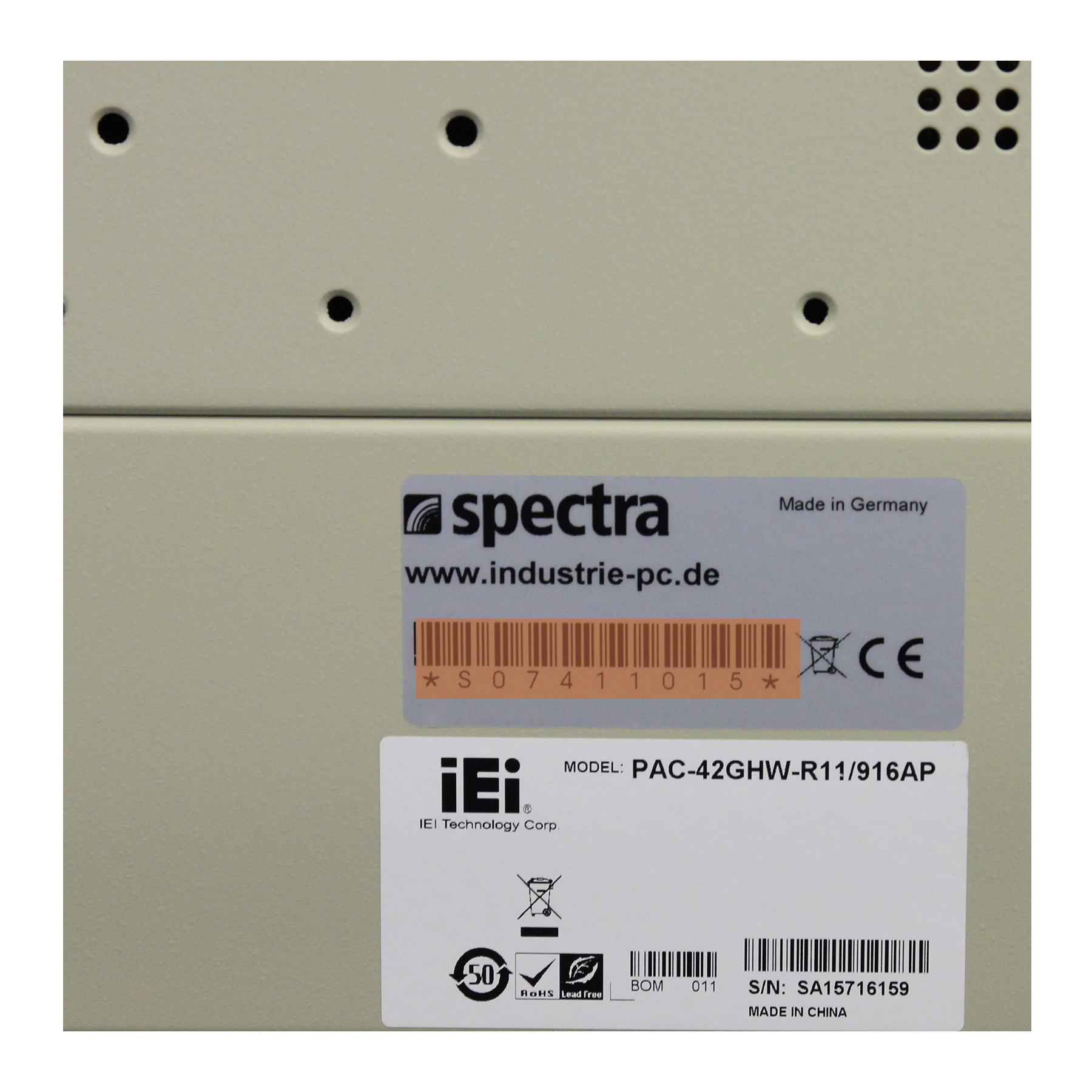 IPC-Systeme Spectra IEI